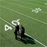 Business in Football Field