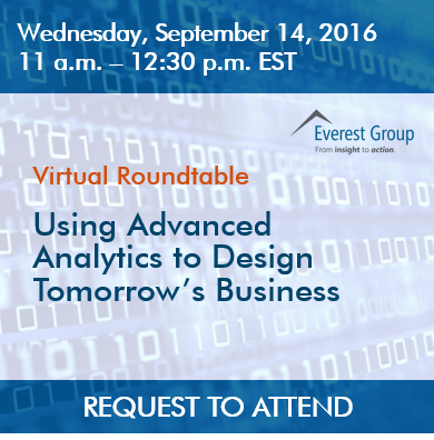 Using Advanced Analytics to Design Tomorrow's Business VRT