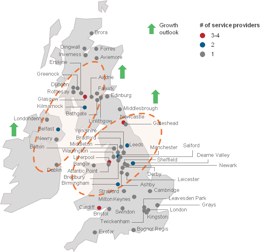 UK contact center locations