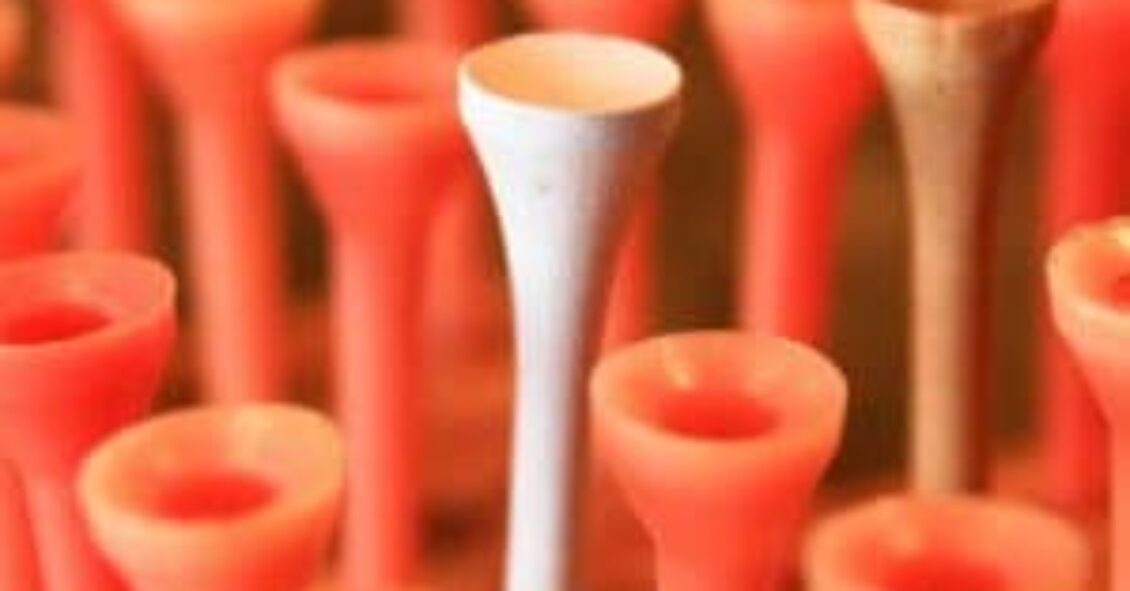 Golf Tees Stand Out