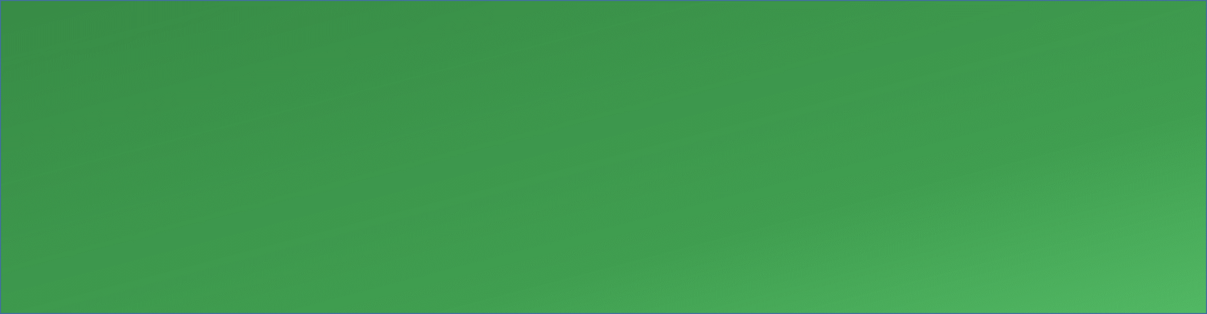 green box with copy