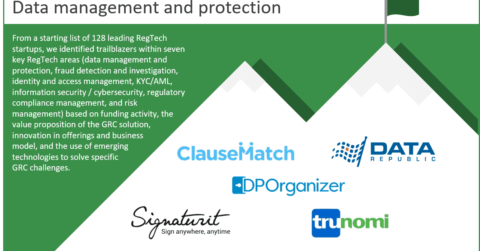 Regtech Data Management Trailblazers