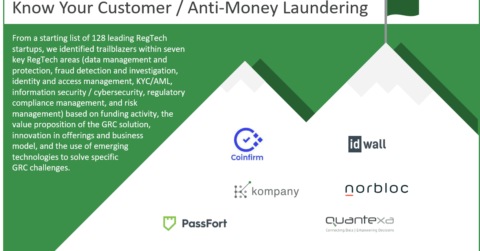 Regtech Know Your Customer / Anti-Money Laundering Trailblazers