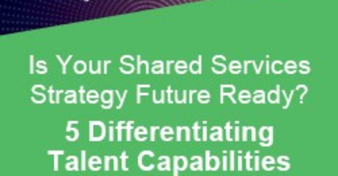 Shared Services Webinar Presentation