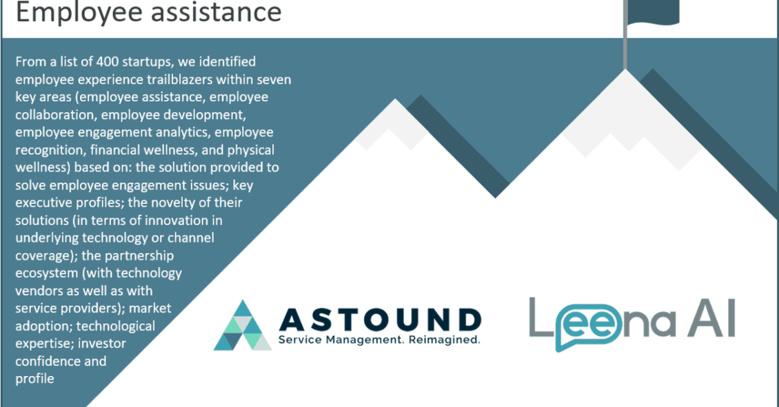Employee experience start-ups - Employee assistance