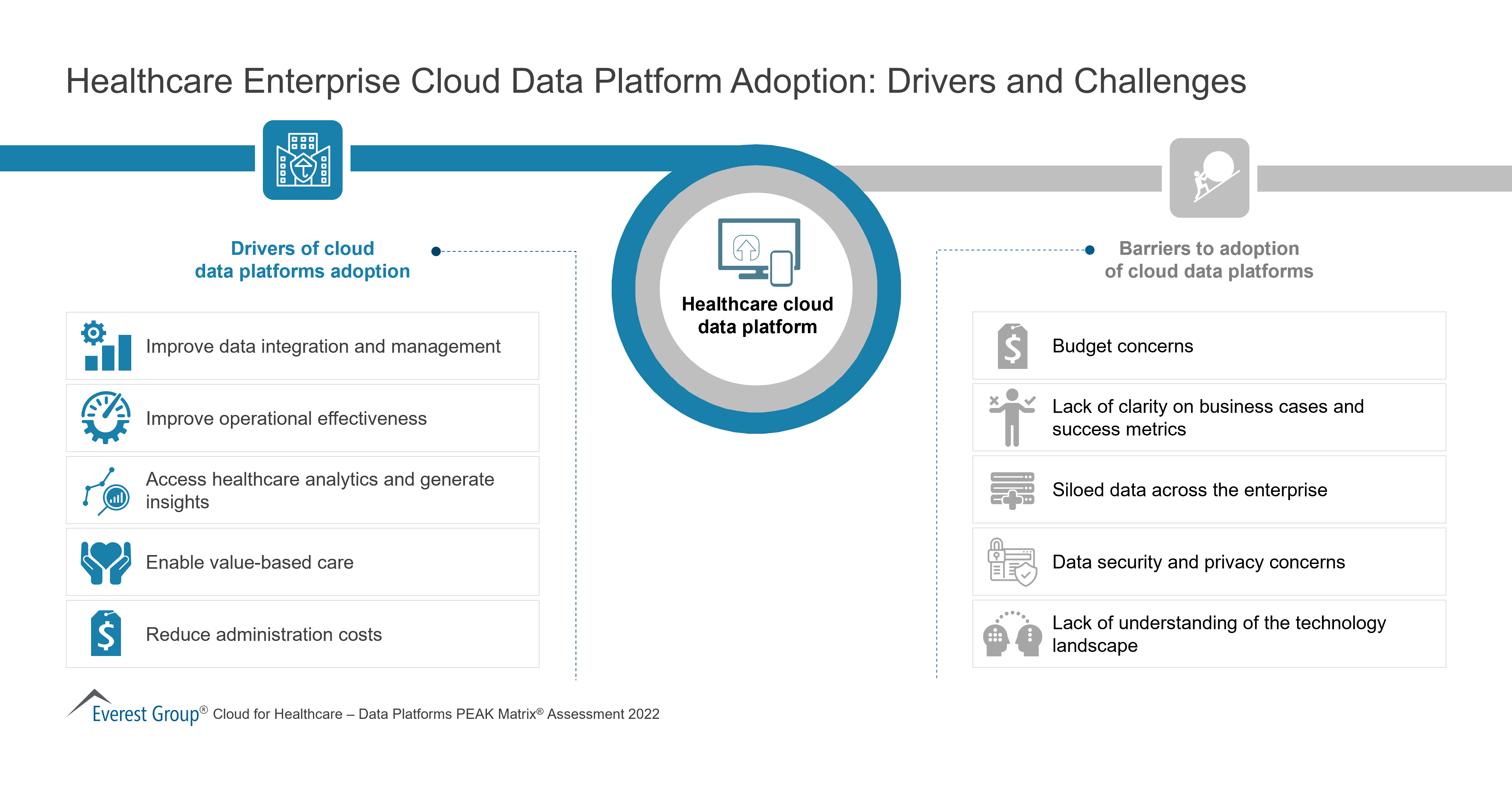 Healthcare Enterprise Cloud Data Platform Adoption-Drivers and Challenges