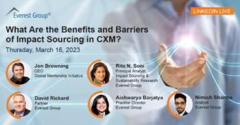 What Are the Benefits and Barriers of Impact Sourcing in CXM?
