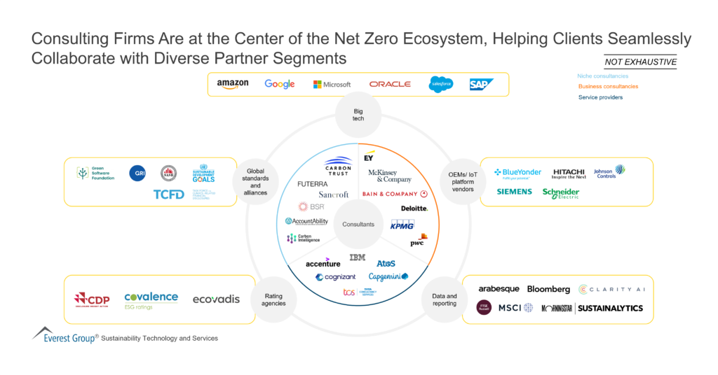 Consulting Firms Are at the Center of the Net Zero Ecosystem