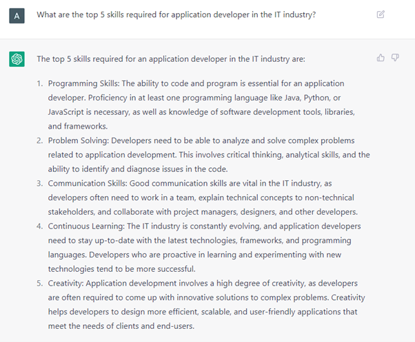 Impact of ChatGPT and Similar Generative AI Solutions on the Talent Market | Blog 7 Picture7