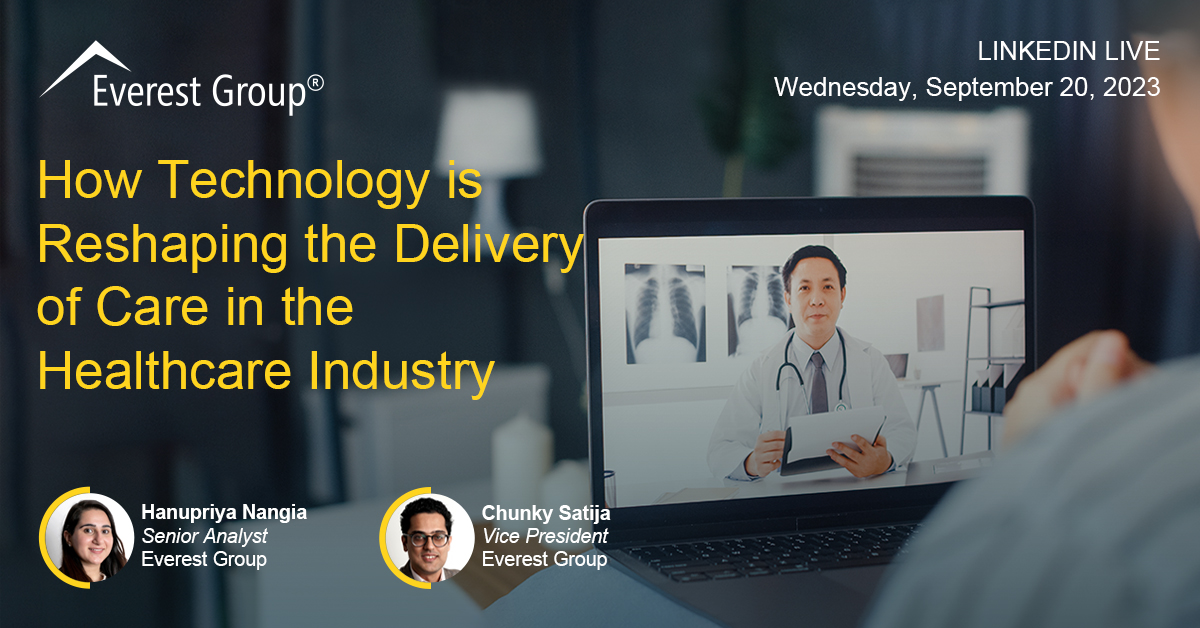 09 20 2023 How Technology is Reshaping the Delivery of Care in the Healthcare