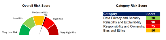 Enterprise Generative AI Adoption: Risk Evaluation for Competitive Advantage | Blog 4 Figure 4: Generative AI risk assessment outcomes