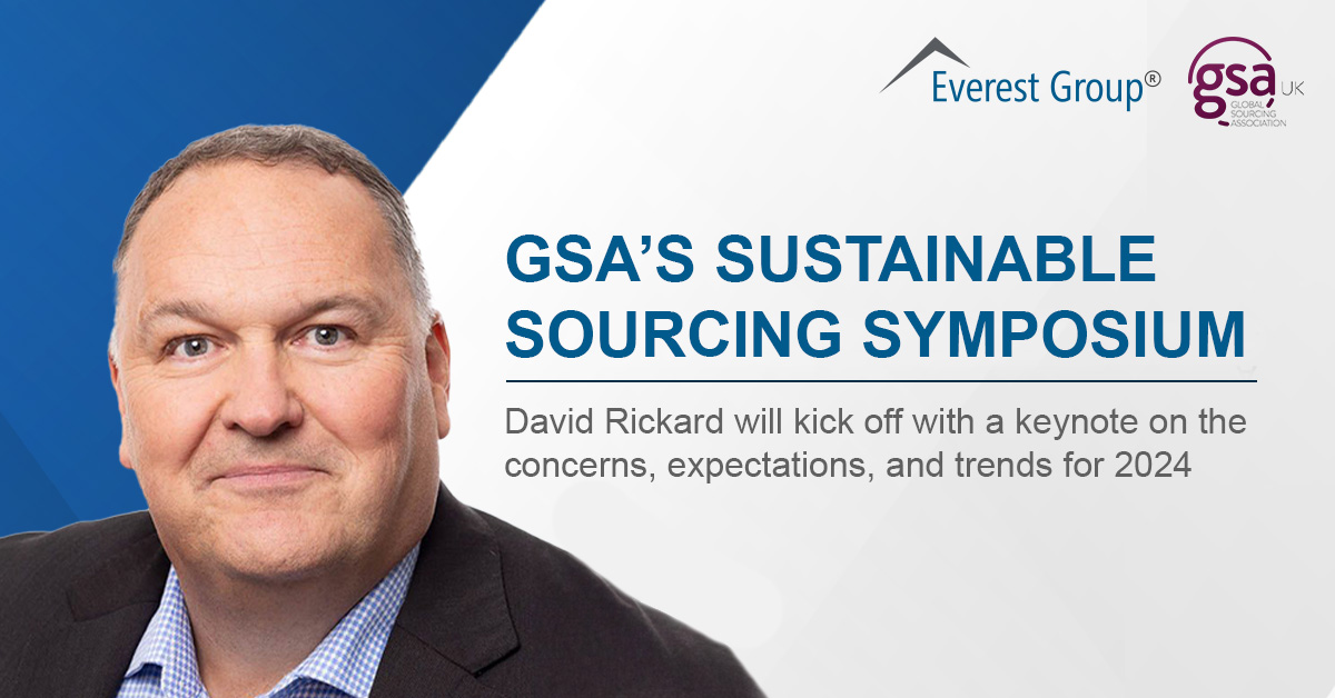 GSA’S Sustainable Sourcing Symposium Conference Everest Group