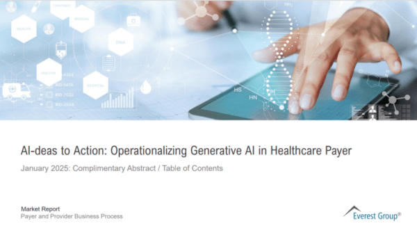 Complimentary Market Report Abstracts on AI's impact in Life Sciences and Healthcare Payer industries | CTA 2 AI deas to Action 768x433 1