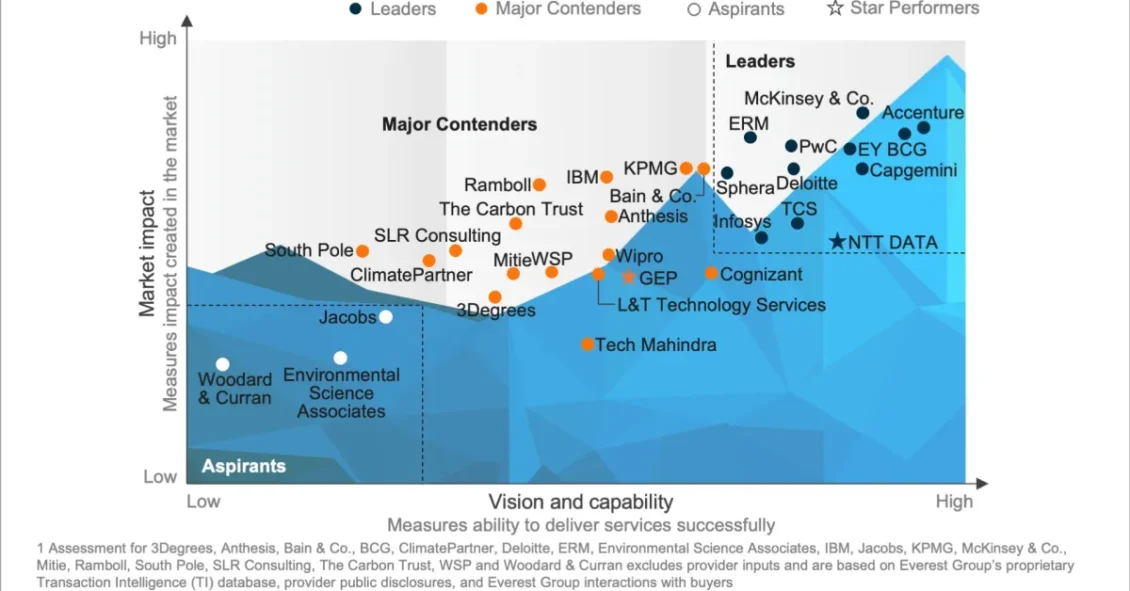 Net-Zero Consulting Services PEAK Matrix® Assessment 2025