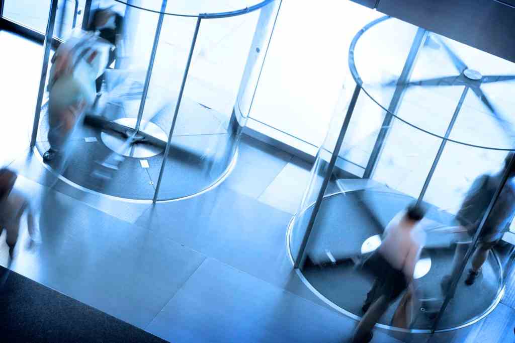 revolving door istock