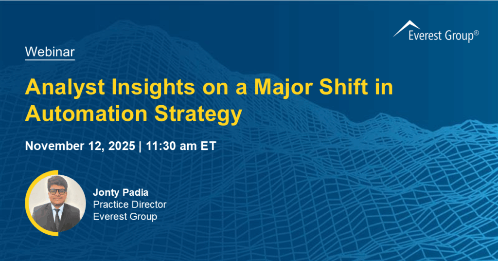 Analyst Insights on a Major Shift in Automation Strategy